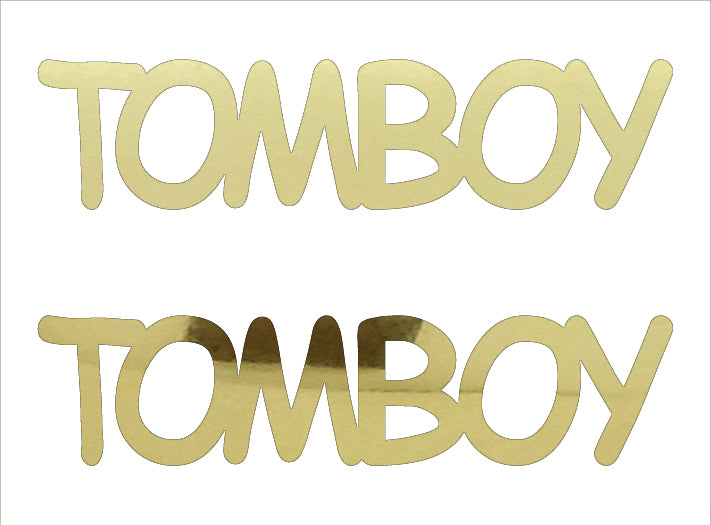 Custom-Buzz Word - TOMBOY Gold