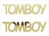 Custom-Buzz Word - TOMBOY Gold