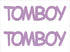 Custom-Buzz Word - TOMBOY Pink