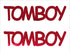 Custom-Buzz Word - TOMBOY Red