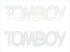 Custom-Buzz Word - TOMBOY White