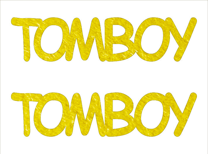 Custom-Buzz Word - TOMBOY Yellow Paper