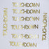 Custom-Buzz Word - TOUCH DOWN Gold