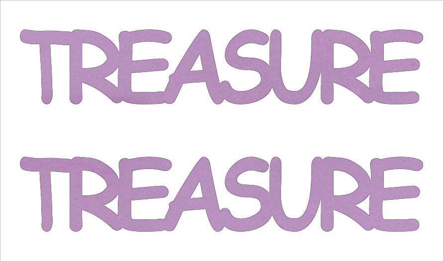 Custom-Buzz Word - TREASURE Pink