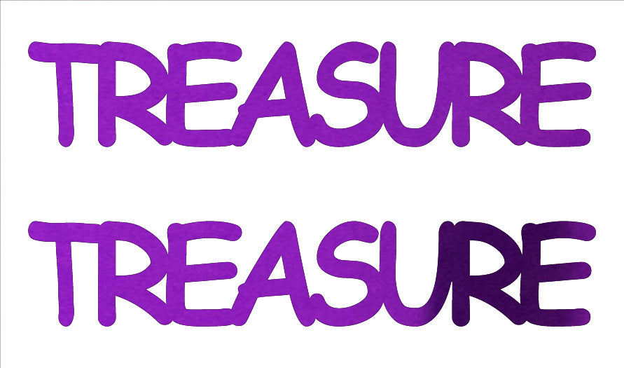 Custom-Buzz Word - TREASURE Purple