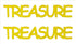 Custom-Buzz Word - TREASURE Yellow Paper