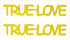 Custom-Buzz Word - TRUE LOVE Yellow Paper