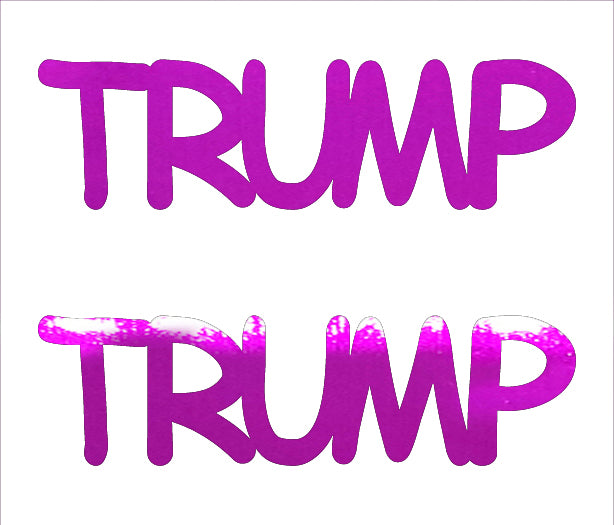 Custom-Buzz Word - TRUMP Fuchsia