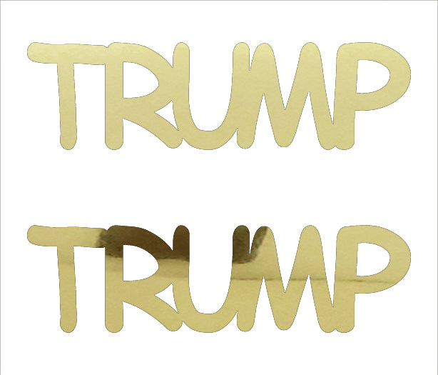 Custom-Buzz Word - TRUMP Gold