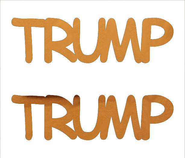 Custom-Buzz Word - TRUMP Orange