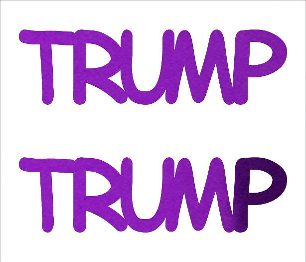 Custom-Buzz Word - TRUMP Purple