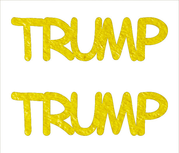 Custom-Buzz Word - TRUMP Yellow Paper