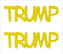 Custom-Buzz Word - TRUMP Yellow Paper