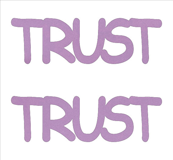 Custom-Buzz Word - TRUST Pink