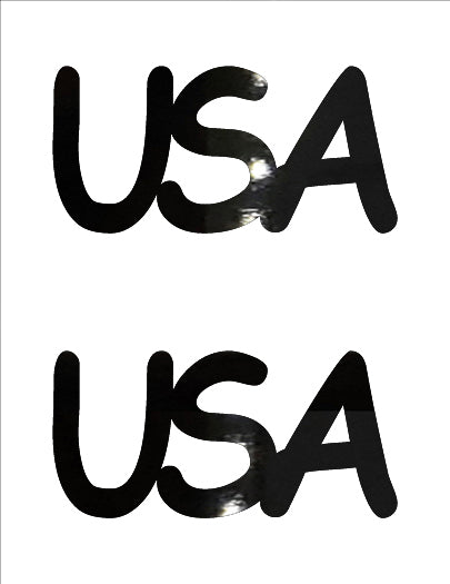 Custom-Buzz Word - USA Black