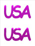 Custom-Buzz Word - USA Fuchsia