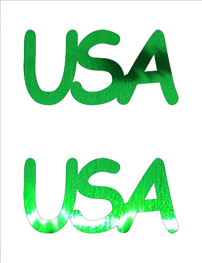 Custom-Buzz Word - USA Green