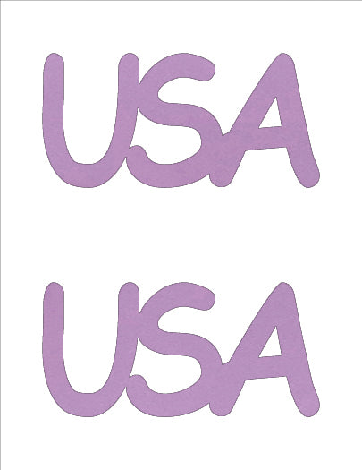 Custom-Buzz Word - USA Pink