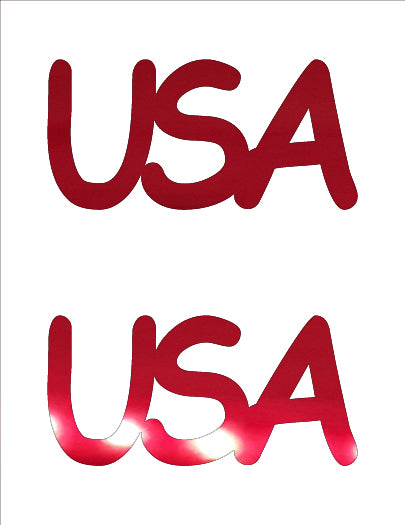 Custom-Buzz Word - USA Red