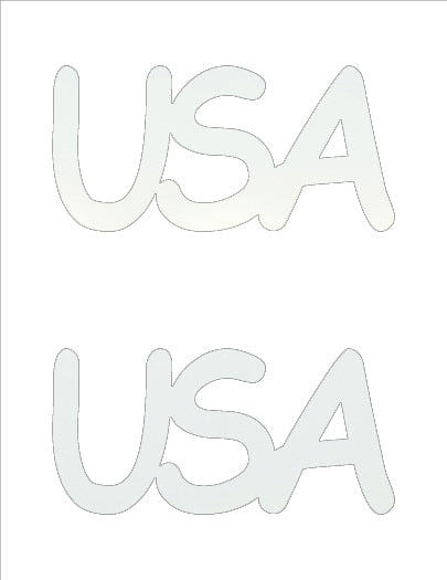 Custom-Buzz Word - USA White