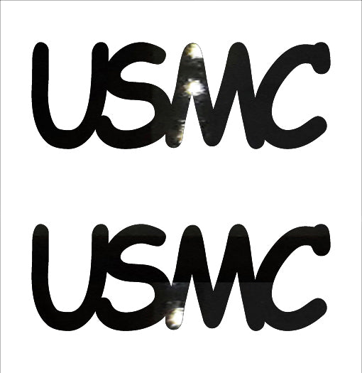 Custom-Buzz Word - USMC Black