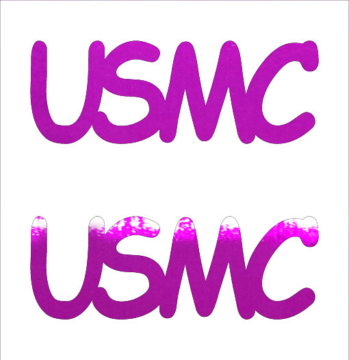 Custom-Buzz Word - USMC Fuchsia