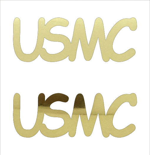 Custom-Buzz Word - USMC Gold