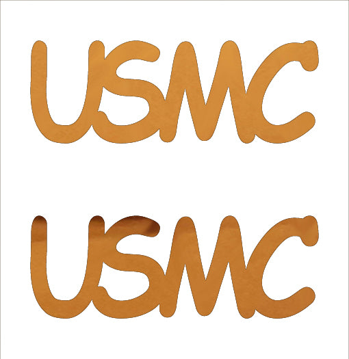 Custom-Buzz Word - USMC Orange