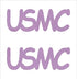 Custom-Buzz Word - USMC Pink