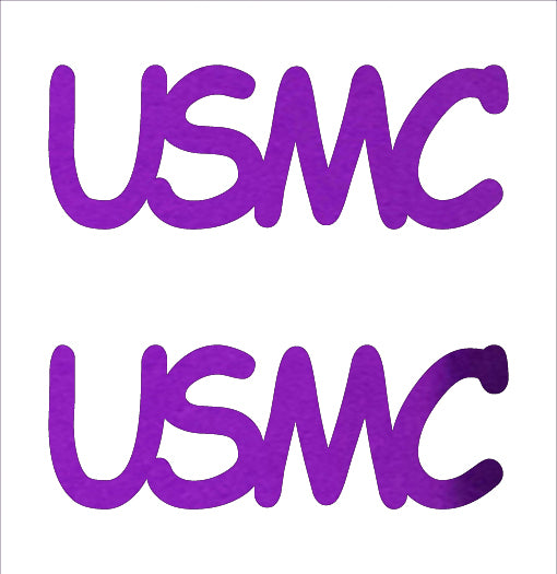 Custom-Buzz Word - USMC Purple