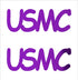 Custom-Buzz Word - USMC Purple