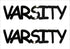 Custom-Buzz Word - VARSITY Black