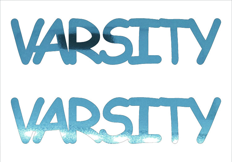 Custom-Buzz Word - VARSITY Blue Sky