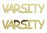 Custom-Buzz Word - VARSITY Gold