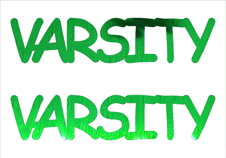 Custom-Buzz Word - VARSITY Green