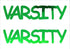 Custom-Buzz Word - VARSITY Green