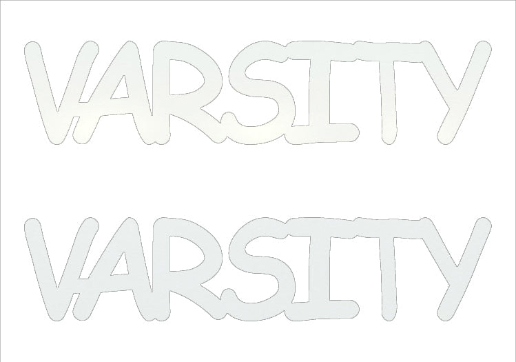 Custom-Buzz Word - VARSITY White