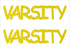 Custom-Buzz Word - VARSITY Yellow Paper