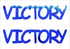 Custom-Buzz Word - VICTORY Blue Royal