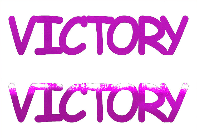 Custom-Buzz Word - VICTORY Fuchsia