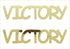 Custom-Buzz Word - VICTORY Gold