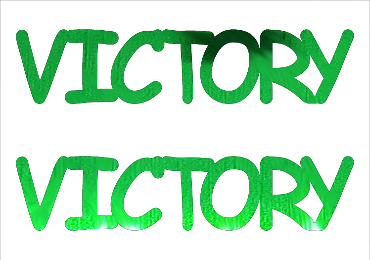 Custom-Buzz Word - VICTORY Green