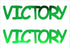 Custom-Buzz Word - VICTORY Green