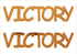 Custom-Buzz Word - VICTORY Orange