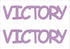 Custom-Buzz Word - VICTORY Pink