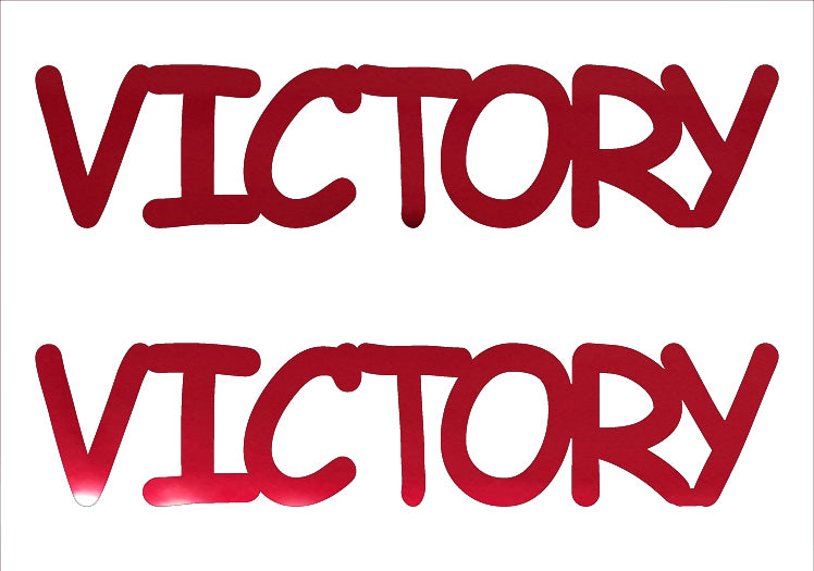 Custom-Buzz Word - VICTORY Red