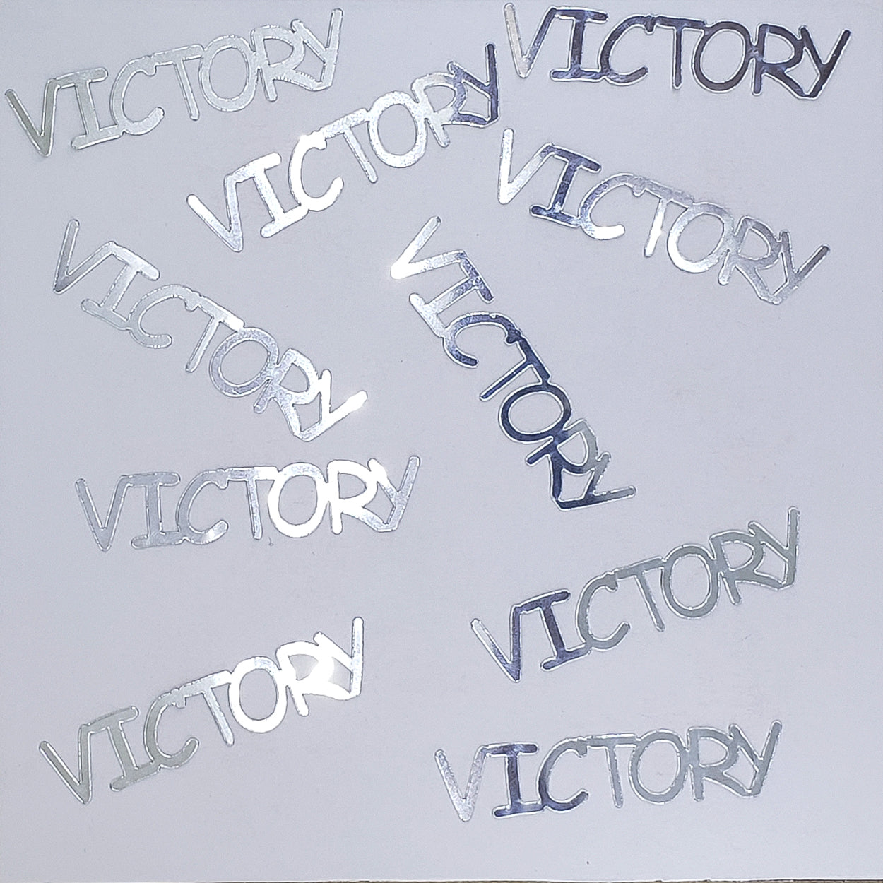 Custom-Buzz Word - VICTORY Silver