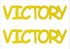 Custom-Buzz Word - VICTORY Yellow Paper