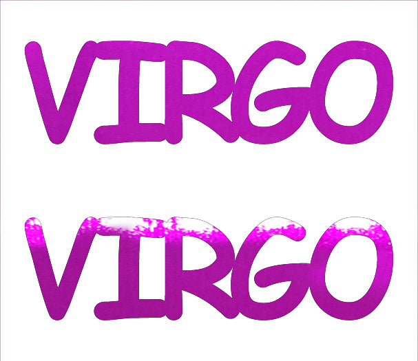 Custom-Buzz Word - VIRGO Fuchsia