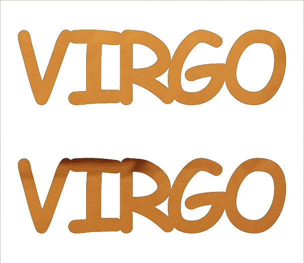 Custom-Buzz Word - VIRGO Orange